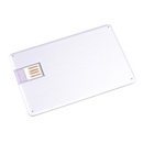 Credit Card USB available in memory sizes from 1GB to 32GB.