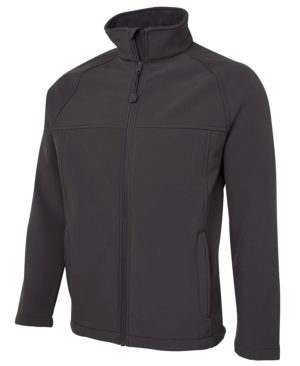 Lightweight softshell jackets make great uniforms or client merchandise, warm and showerproof for staff working outdoor. Full zip and pockets, comes in Black Navy and Grey