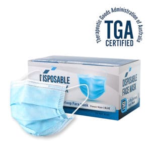 PPE TGA approved disposable paper masks